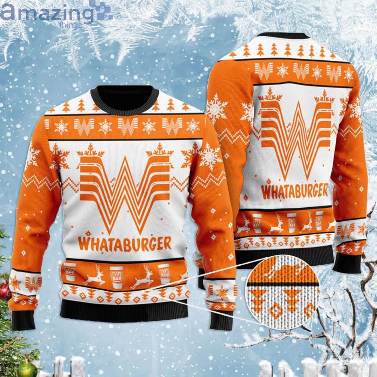 Whataburger sweater orange sale