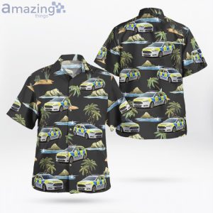 Wiltshire Police Ford Mondeo Dog Unit Car Lover Hawaiian Shirt Product Photo 1