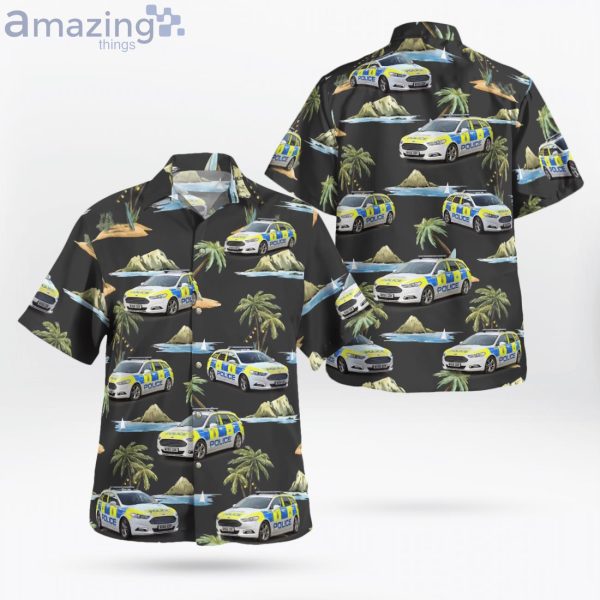 Wiltshire Police Ford Mondeo Dog Unit Car Lover Hawaiian Shirt Product Photo 1