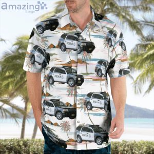 Wisconsin Milwaukee Police Ford Explorer Hawaiian Shirt image Wisconsin Milwaukee Police Ford Explorer Hawaiian Shirt Product Photo 3