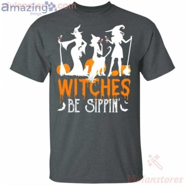 Witches Be Sippin' Drinking Halloween T-Shirt Product Photo 2
