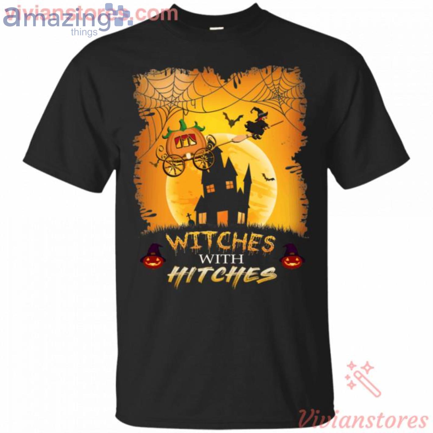 Witches With Hitches Halloween Camping T-Shirt Product Photo 1