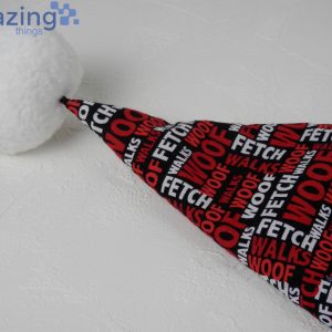 Woof Fuzzy Pattern Christmas Santa Hat For Adult And Child image Woof Fuzzy Pattern Christmas Santa Hat For Adult And Child Product Photo 3