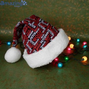 Woof Fuzzy Pattern Christmas Santa Hat For Adult And Child image Woof Fuzzy Pattern Christmas Santa Hat For Adult And Child Product Photo 4