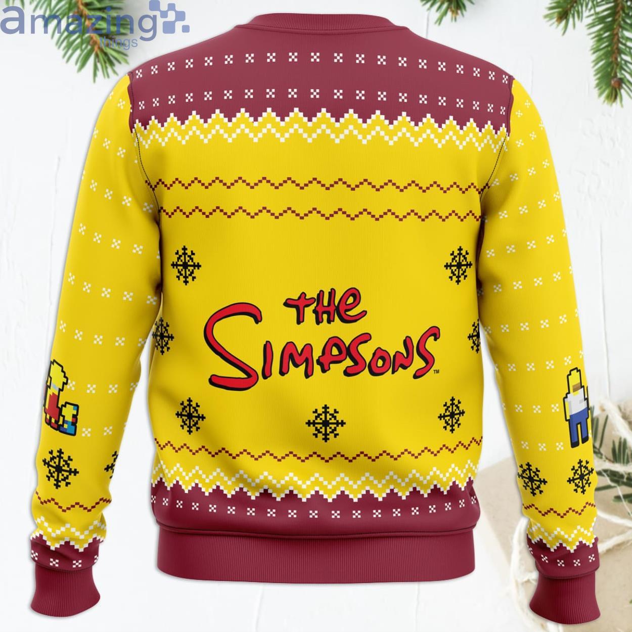 Christmas Gift Seattle Seahawks Logo Simpson Christmas Ugly Sweater -  YesItCustom