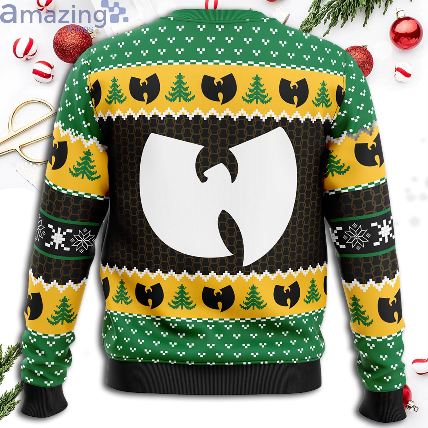Yah It's Christmas Time Yo Wu Tang Clan Ugly Christmas Sweater image Yah It's Christmas Time Yo Wu Tang Clan Ugly Christmas Sweater Product Photo 1