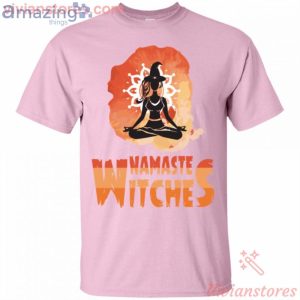 Yoga Namaste Witches Halloween T Shirt image Yoga Namaste Witches Halloween T-Shirt Product Photo 4