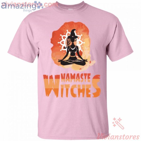 Yoga Namaste Witches Halloween T-Shirt Product Photo 4