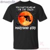 You Can’t Scare Me I’m The Crazy Maryland Girl Halloween T-Shirt