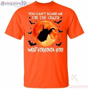You Can't Scare Me I'm The West Virginia Girl Halloween T Shirt image You Can't Scare Me I'm The West Virginia Girl Halloween T-Shirt Product Photo 2