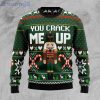 You Crack Me Up Nutcracker Candy Cane Ugly Christmas Sweater