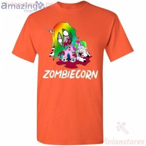 Zombiecorn Creepy Zombie Unicorn Halloween T Shirt image Zombiecorn Creepy Zombie Unicorn Halloween T-Shirt Product Photo 2