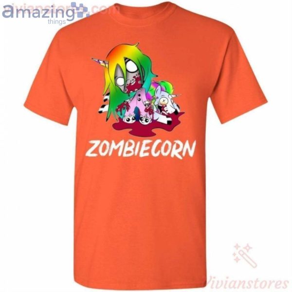 Zombiecorn Creepy Zombie Unicorn Halloween T-Shirt Product Photo 2