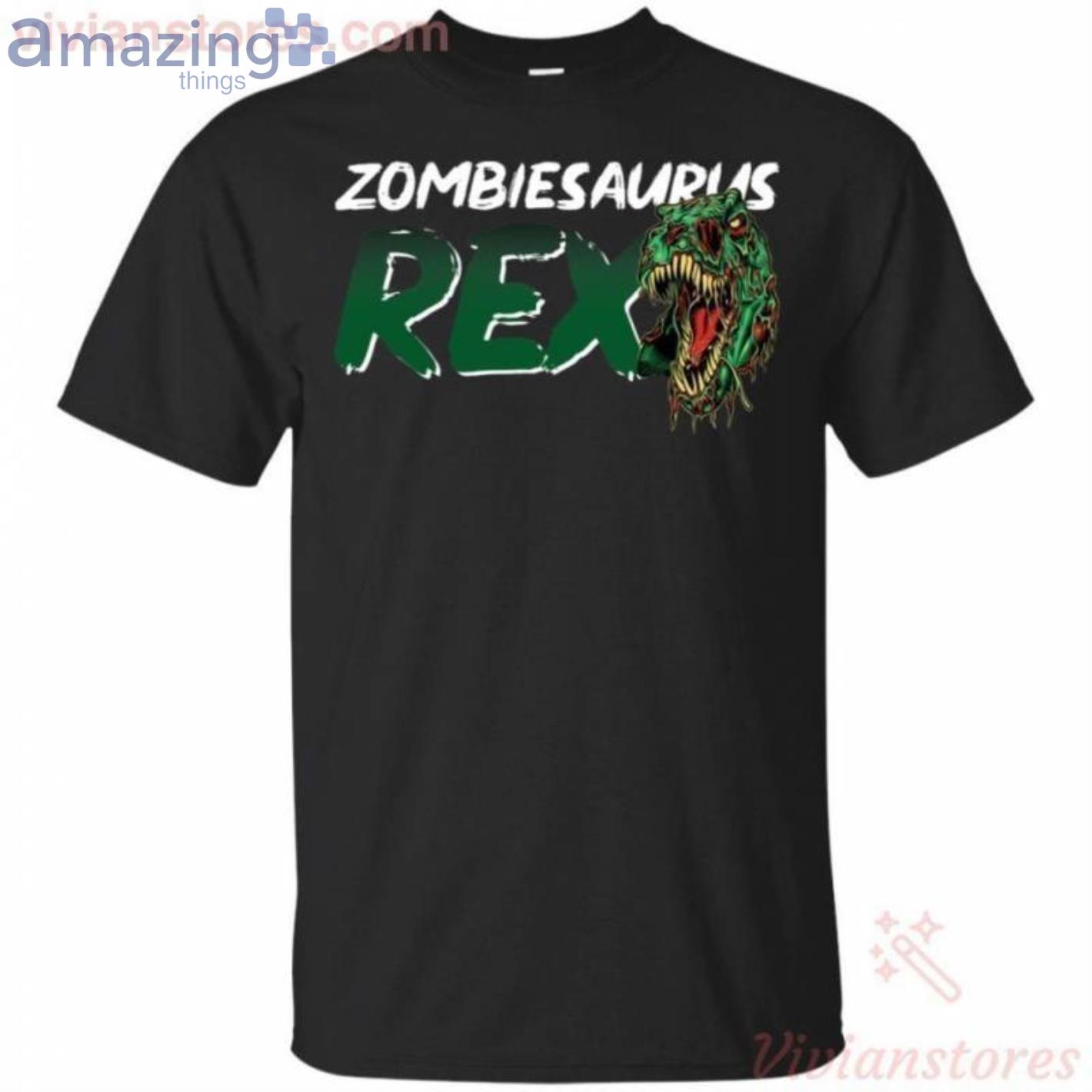 Zombiesaursus Rex Halloween T-Shirt Product Photo 1
