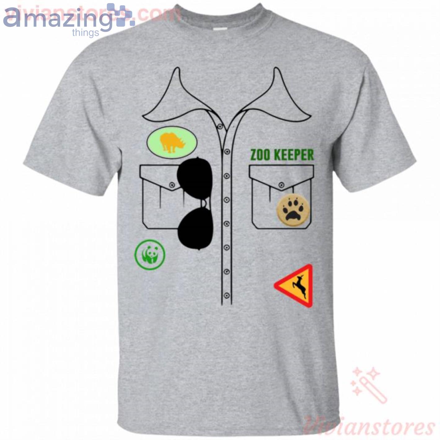 Zoo Keeper Halloween Job Funny T-Shirt Product Photo 1