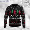 Zoombie Season Eatings Funny Family Ugly Christmas Sweater