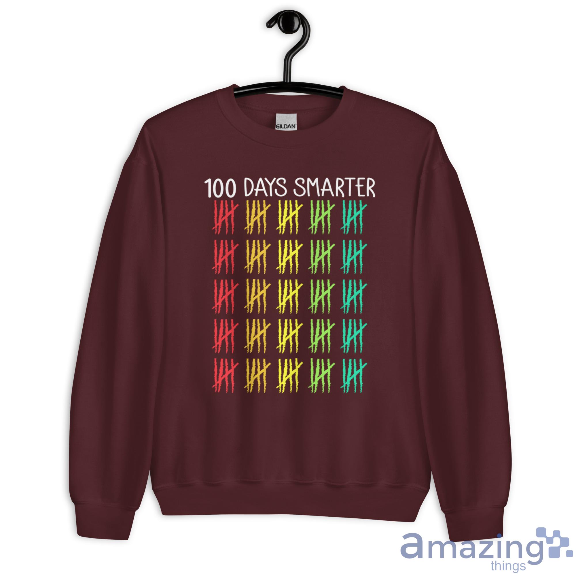 100 Days Smarter Back To School Shirt image 100 Days Smarter Back To School Shirt - Unisex Heavy Blend Crewneck Sweatshirt-1