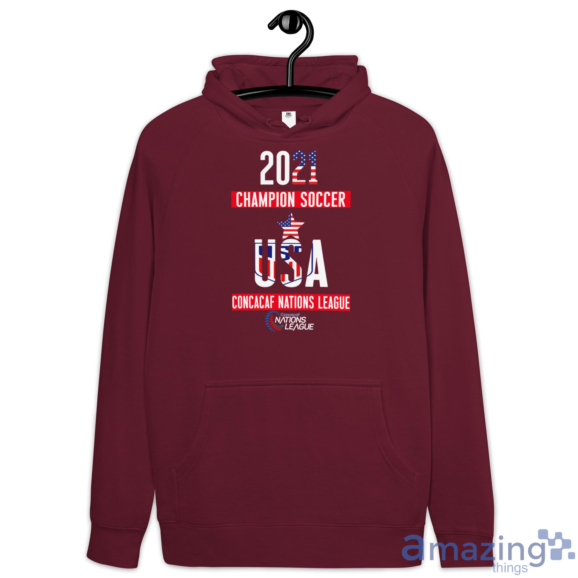 2021 Champion soccer USA Concacaf Nations League Shirt image 2021 Champion soccer USA Concacaf Nations League Shirt - Hoodie-1