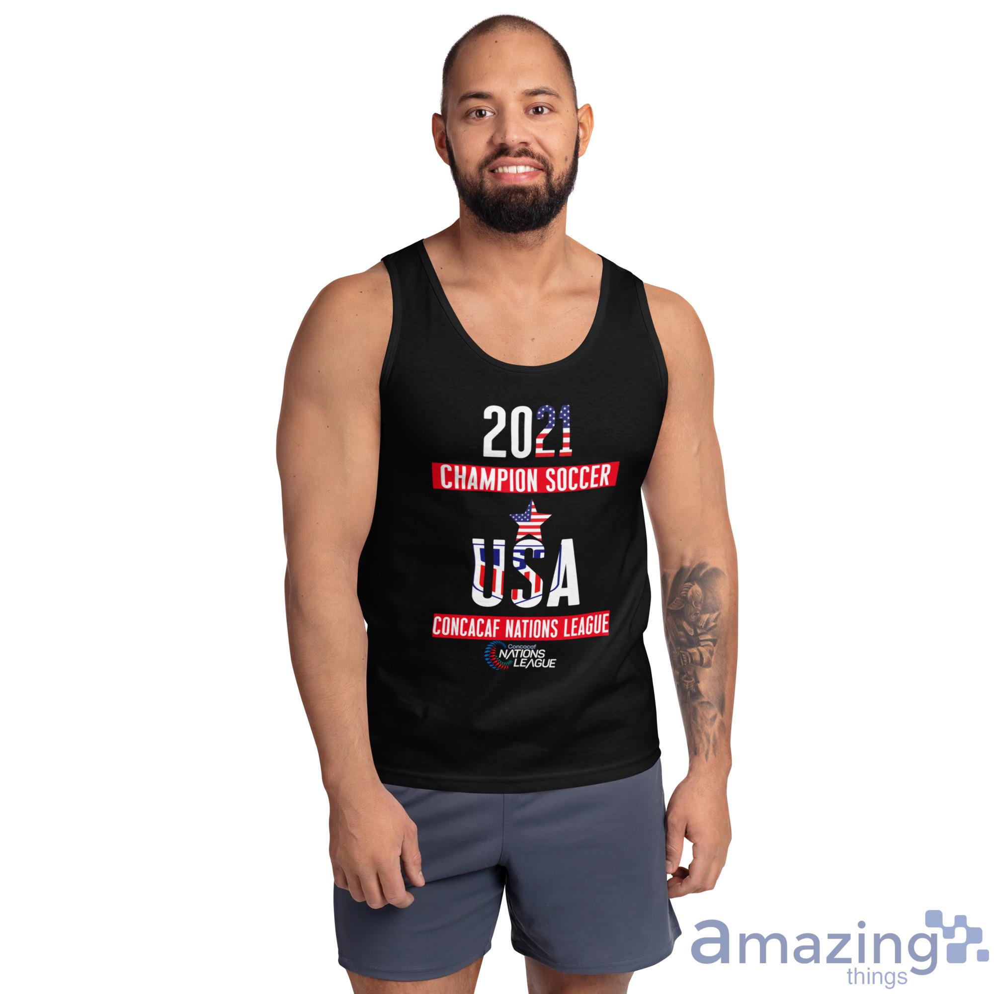 2021 Champion soccer USA Concacaf Nations League Shirt image 2021 Champion soccer USA Concacaf Nations League Shirt - Ultra Cotton Tank Top