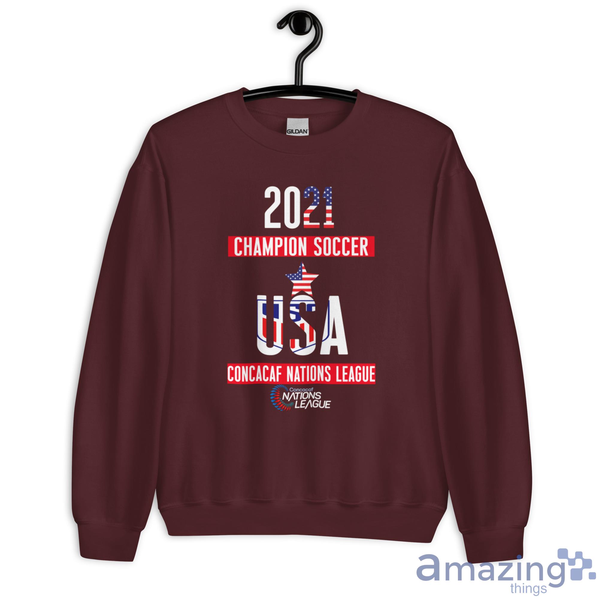 2021 Champion soccer USA Concacaf Nations League Shirt image 2021 Champion soccer USA Concacaf Nations League Shirt - Unisex Heavy Blend Crewneck Sweatshirt-1