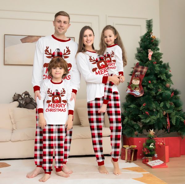 2022 Christmas Reindeer Cute Matching Family Pajamas
