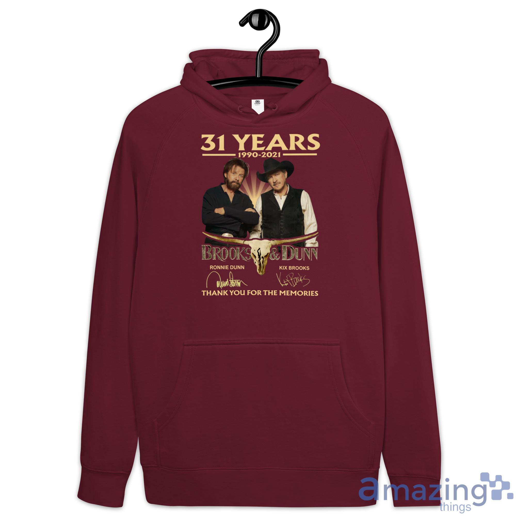 31 Years 1990 2021 Brooks & Dun Thank You For The Memories Shirt image 31 Years 1990-2021 Brooks & Dun Thank You For The Memories Shirt - Hoodie-1