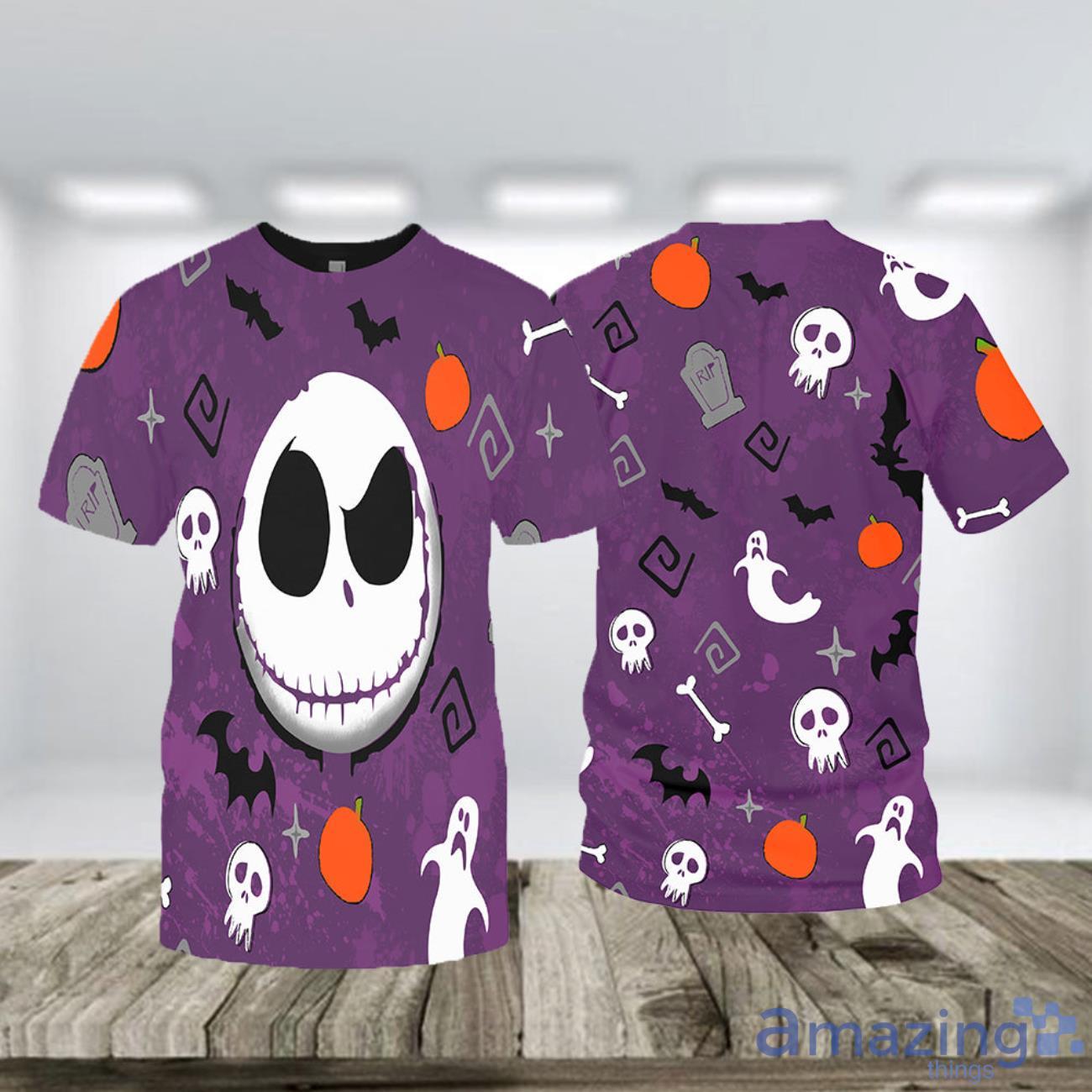 3D All Over Printed Shirts The Nightmare Before Christmas Boo Halloween Gift 3D All Over Printed Shirts Product Photo 1