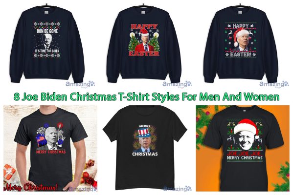8 Joe Biden Christmas T-Shirt Styles For Men And Women