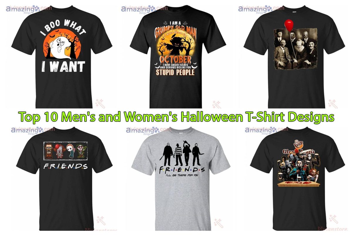 Top 10 Men's and Women's Halloween T-Shirt Designs