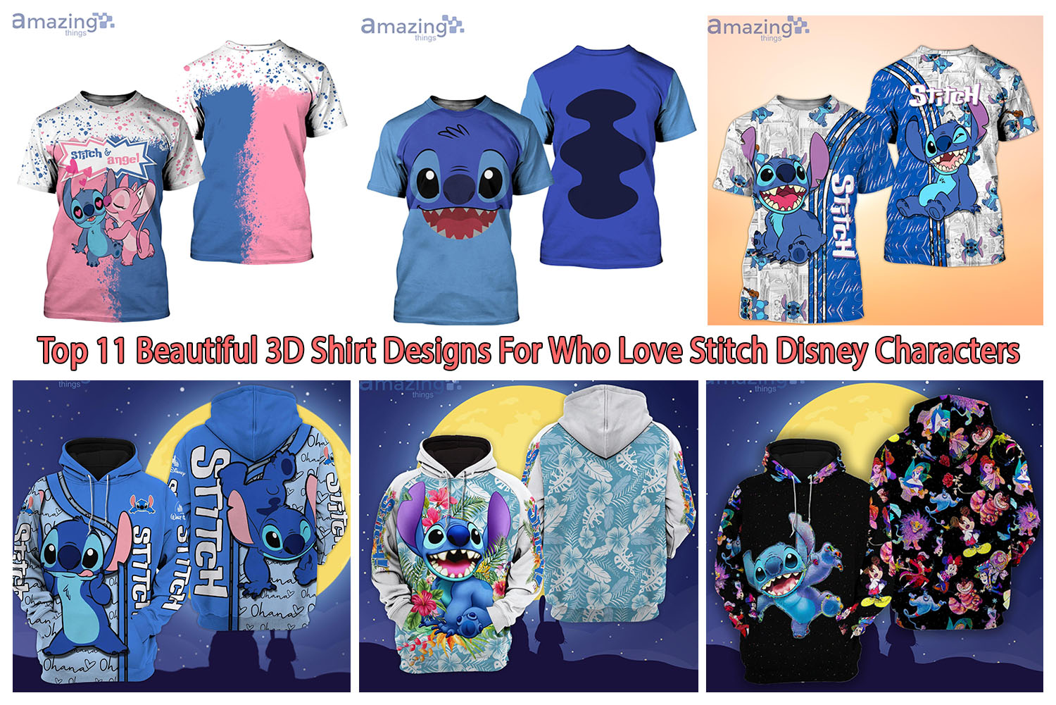 TRENDDING Disney Stitch Cartoon Louis Vuitton 3D T-Shirt Limited Edition