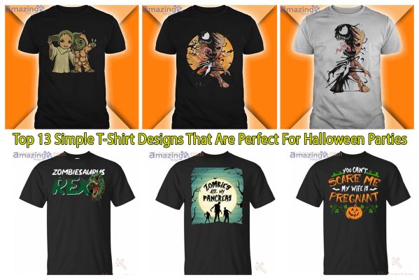 Top 13 Simple T-Shirt Designs That Are Perfect For Halloween Parties