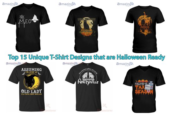 Top 15 Unique T-Shirt Designs that are Halloween Ready