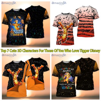 Top 7 Cute 3D Characters For Those Of You Who Love Tigger Disney
