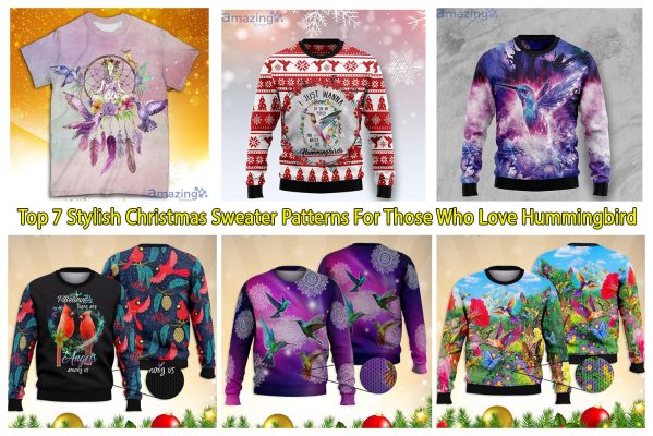 Top 7 Stylish Christmas Sweater Patterns For Those Who Love Hummingbird