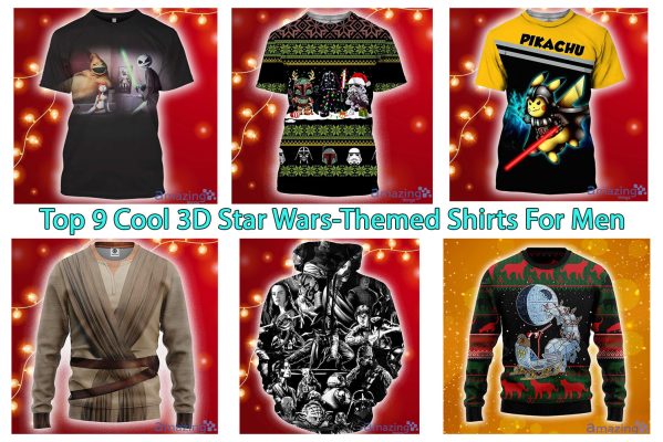 Top 9 Cool 3D Star Wars-Themed Shirts For Men