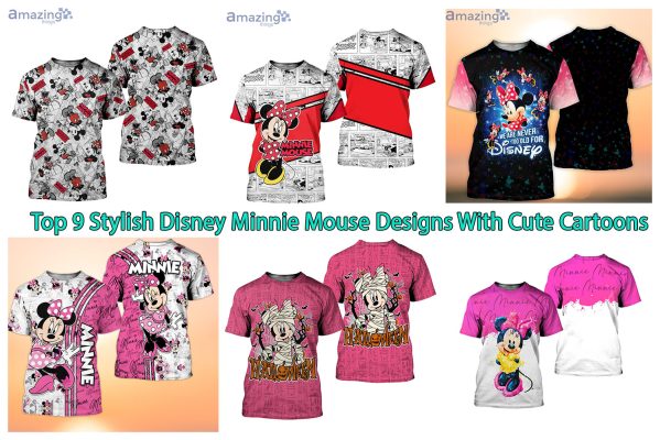 Top 9 Stylish Disney Minnie Mouse Designs With Cute Cartoons