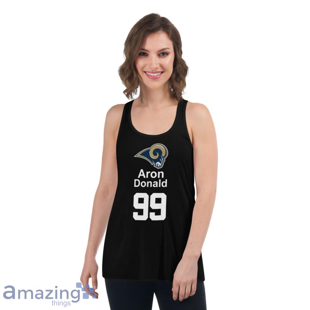 Aaron Donald Women's T-Shirt  Los Angeles Football Women's V-Neck