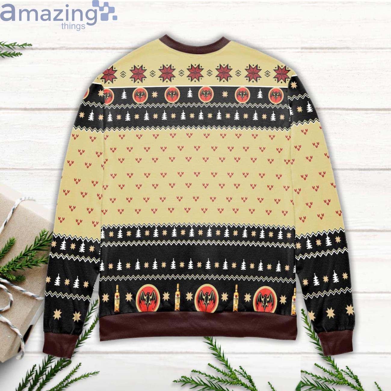 Ain't No Laws When You're Drinking Bacardi With Claus Ugly Christmas Sweater image Aint No Laws When Youre Drinking Bacardi With Claus Ugly Christmas Sweater Product Photo 3