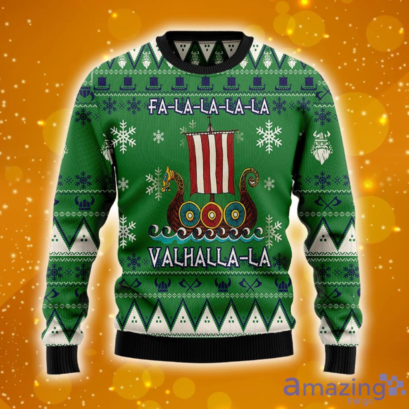 Amazing Viking Christmas Sweater Hoodie 3D T Shirt Sweater Product Photo 1