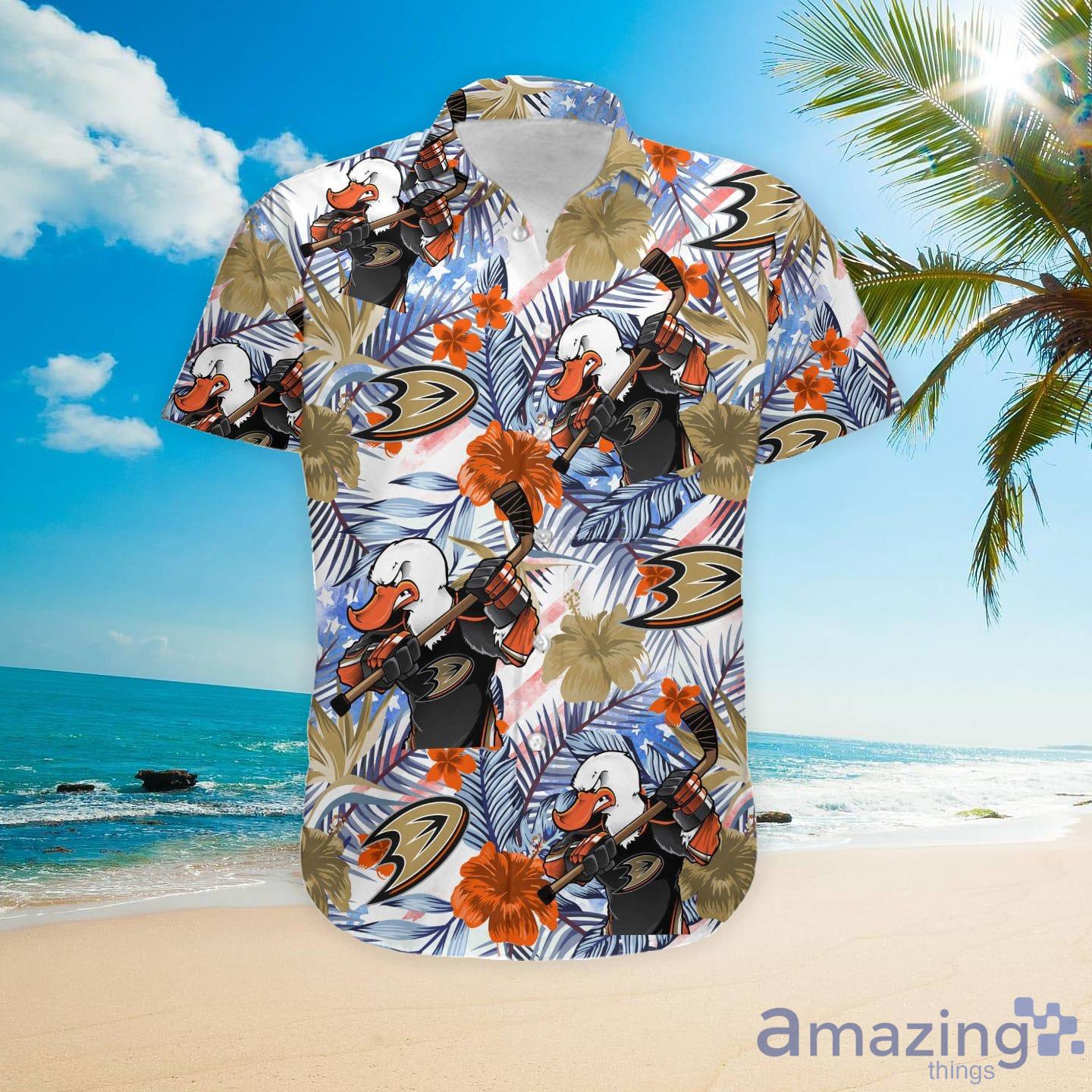 anaheim ducks hawaiian shirt