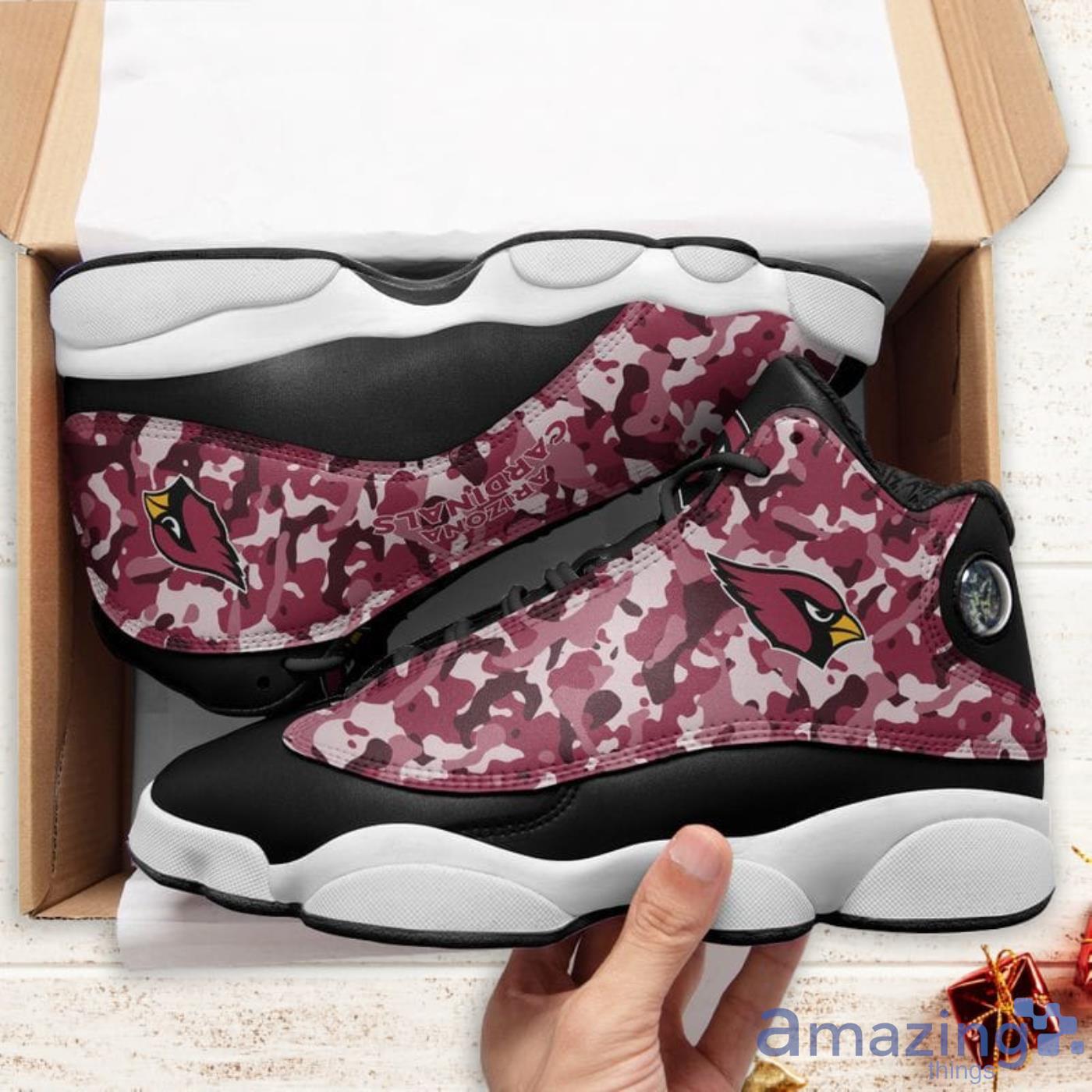 St. Louis Cardinals Camo Pattern Air Jordan 13 Shoes For Fans