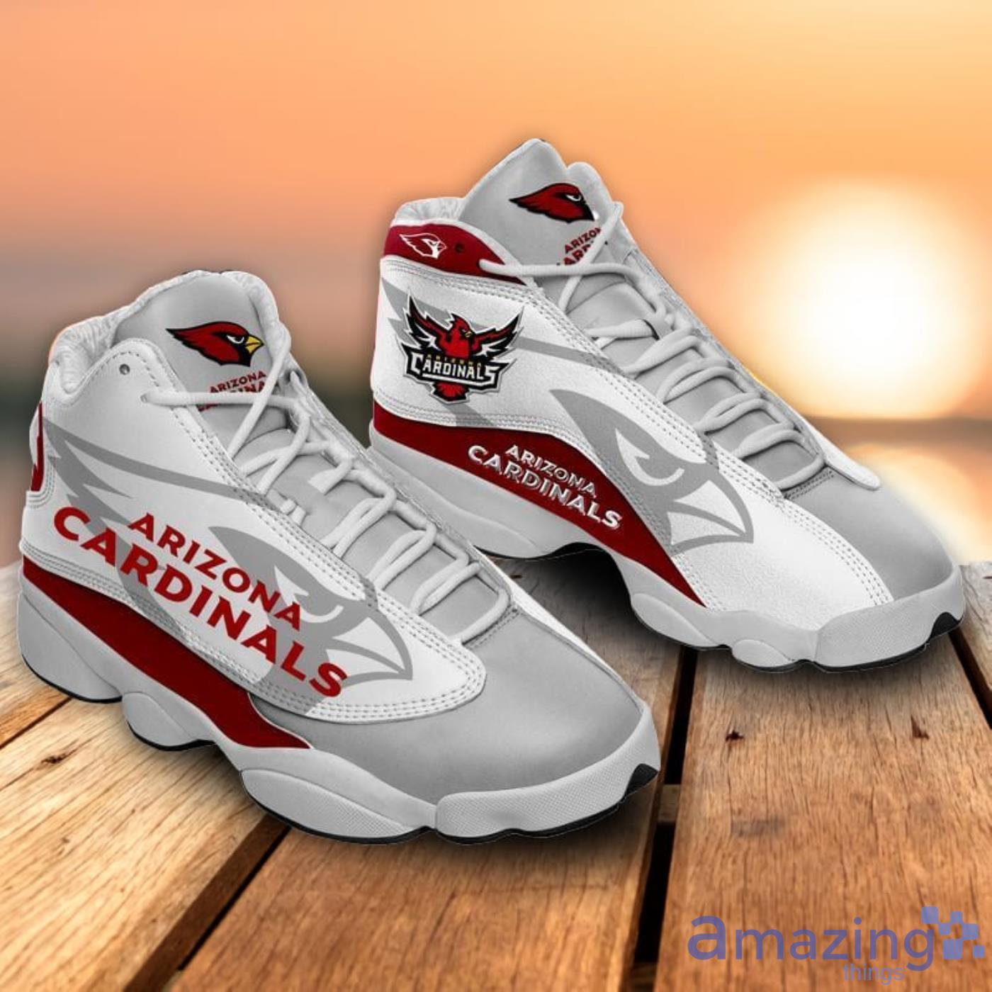 Arizona Cardinals Form Air Jordan 13 Sneakers Shoes Football Team image Arizona Cardinals Form Air Jordan 13 Sneakers Shoes Football Team Product Photo 3