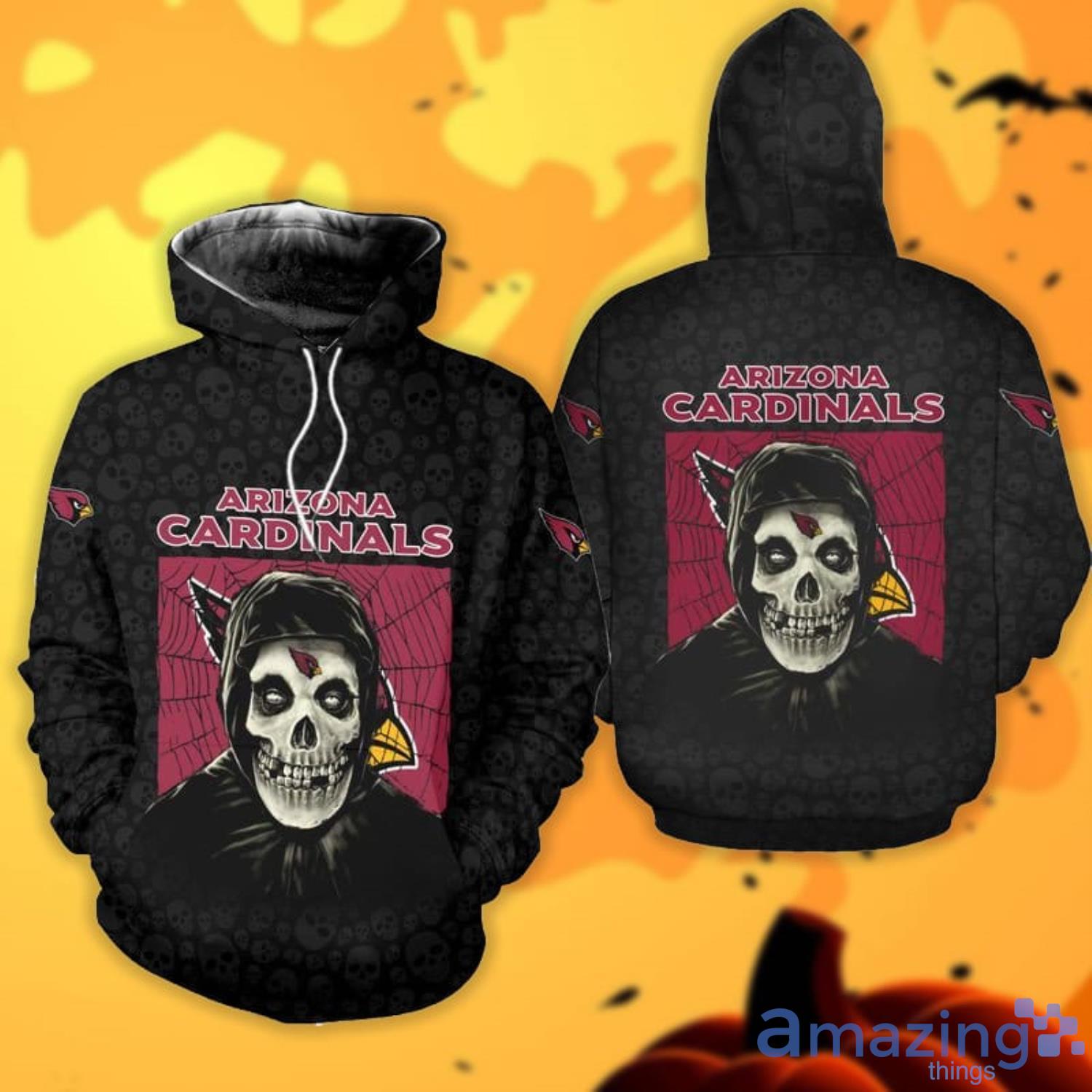Arizona Cardinals Halloween Misfit 3D All Over Printed Shirts Product Photo 1