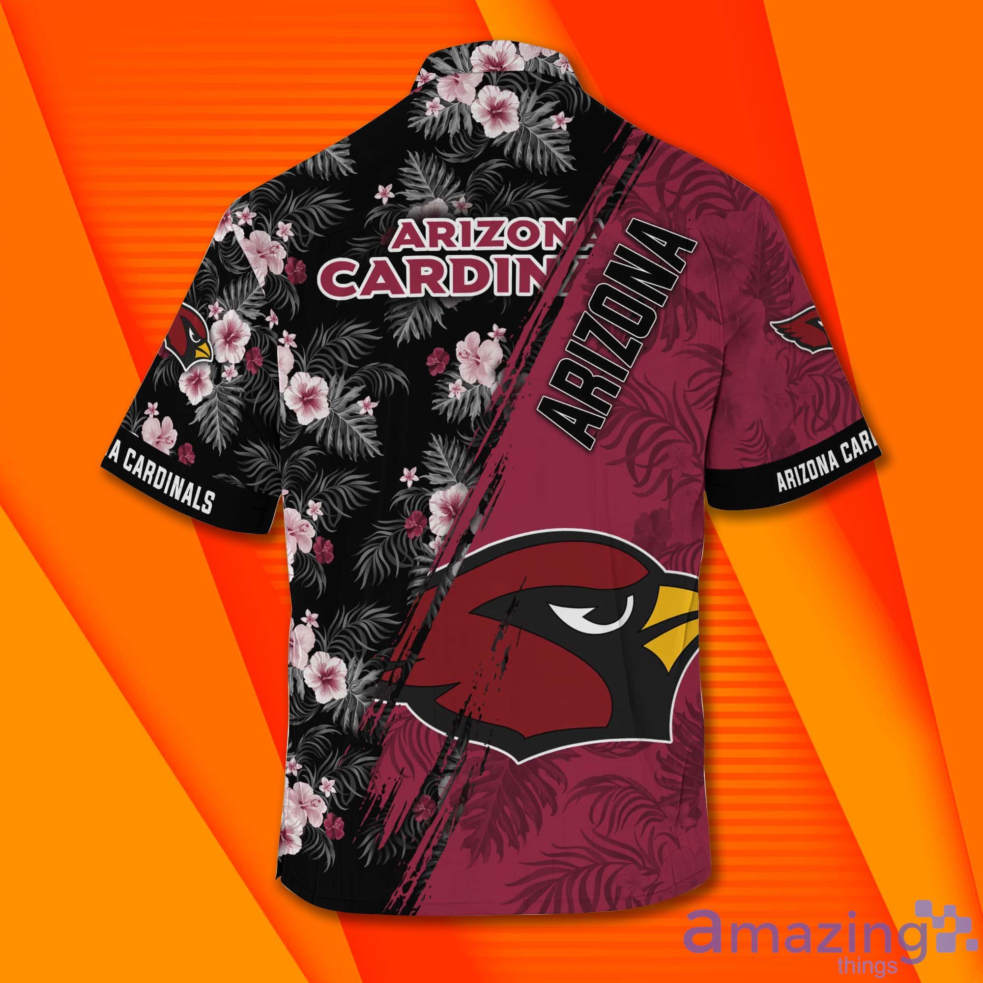 Arizona Cardinals NFL And Mickey Short Sleeves Hawaiian Shirt Product Photo 1