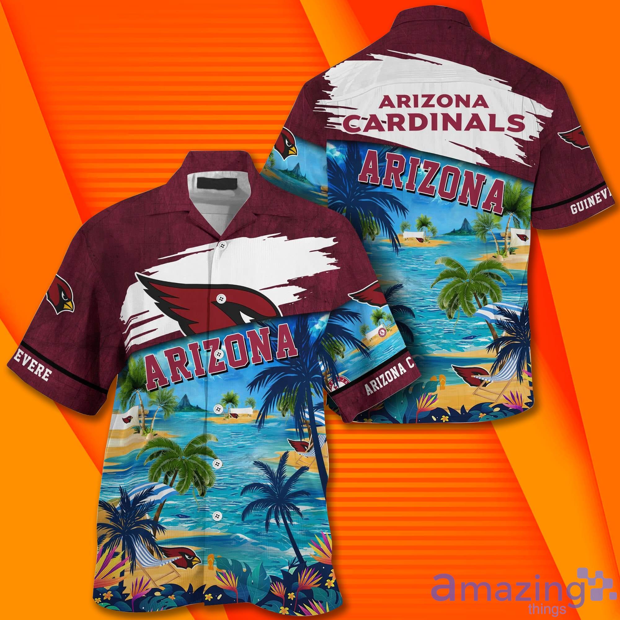 Arizona Cardinals St Patrick Custom Name Hawaii Shirt Summer