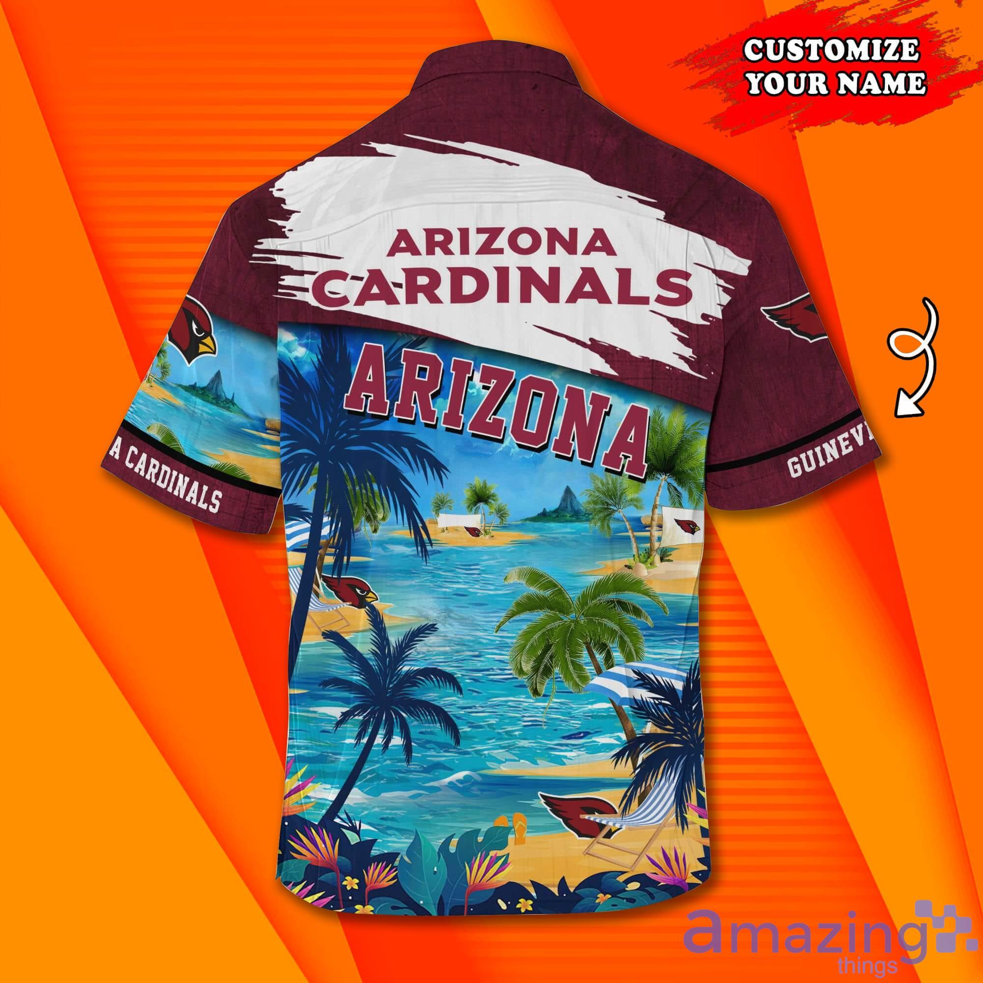 Arizona Cardinals All Over Print Logo And Coconut Trending Summer