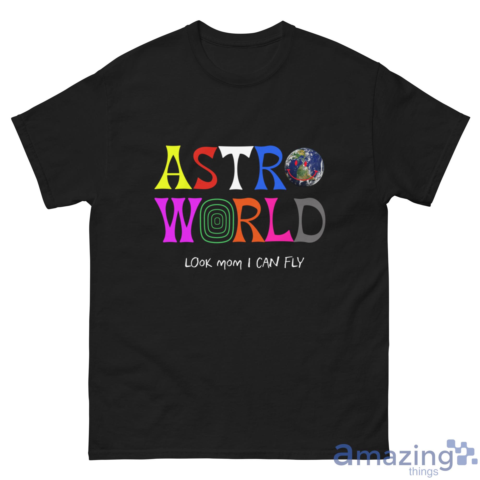 Astro World Look Mom I Can Fly Shirt image Astro World Look Mom I Can Fly Shirt - G500 Men’s Classic Tee