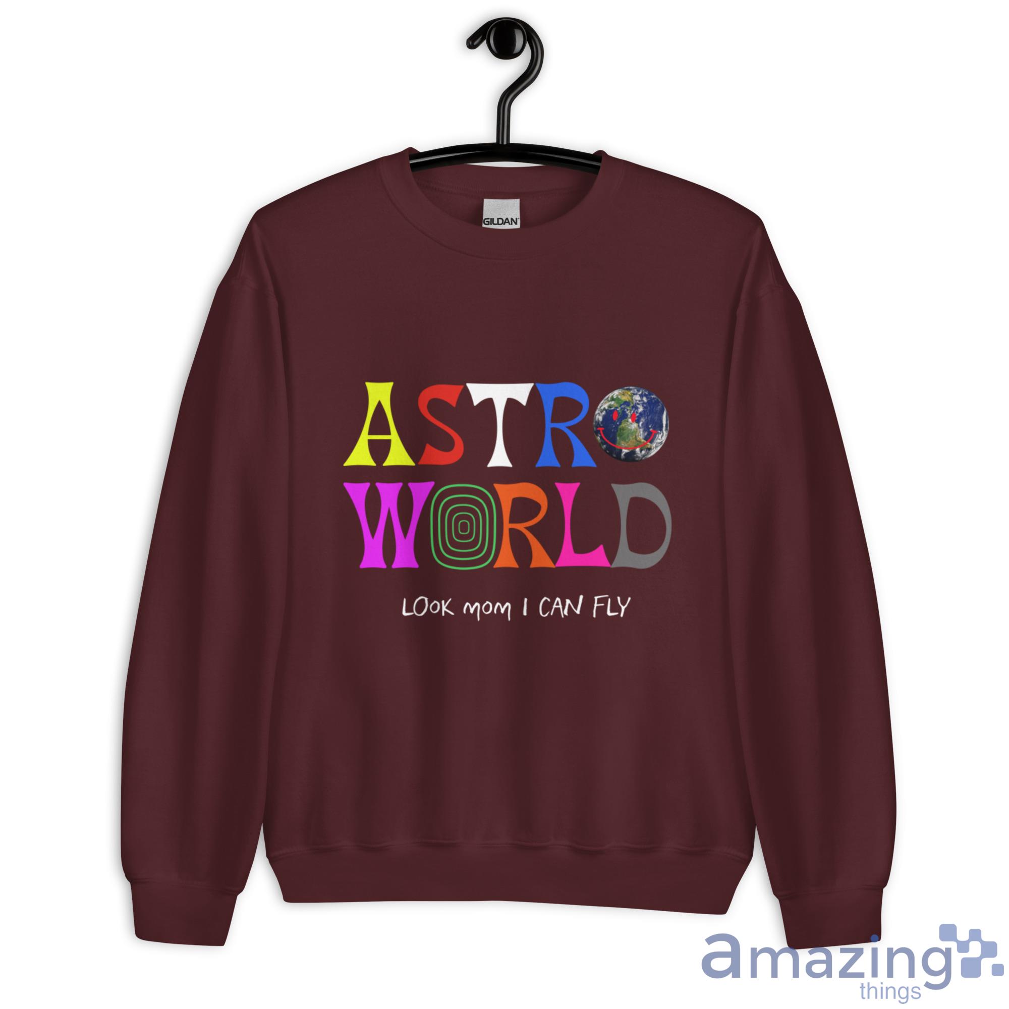 Astro World Look Mom I Can Fly Shirt image Astro World Look Mom I Can Fly Shirt - Unisex Heavy Blend Crewneck Sweatshirt-1