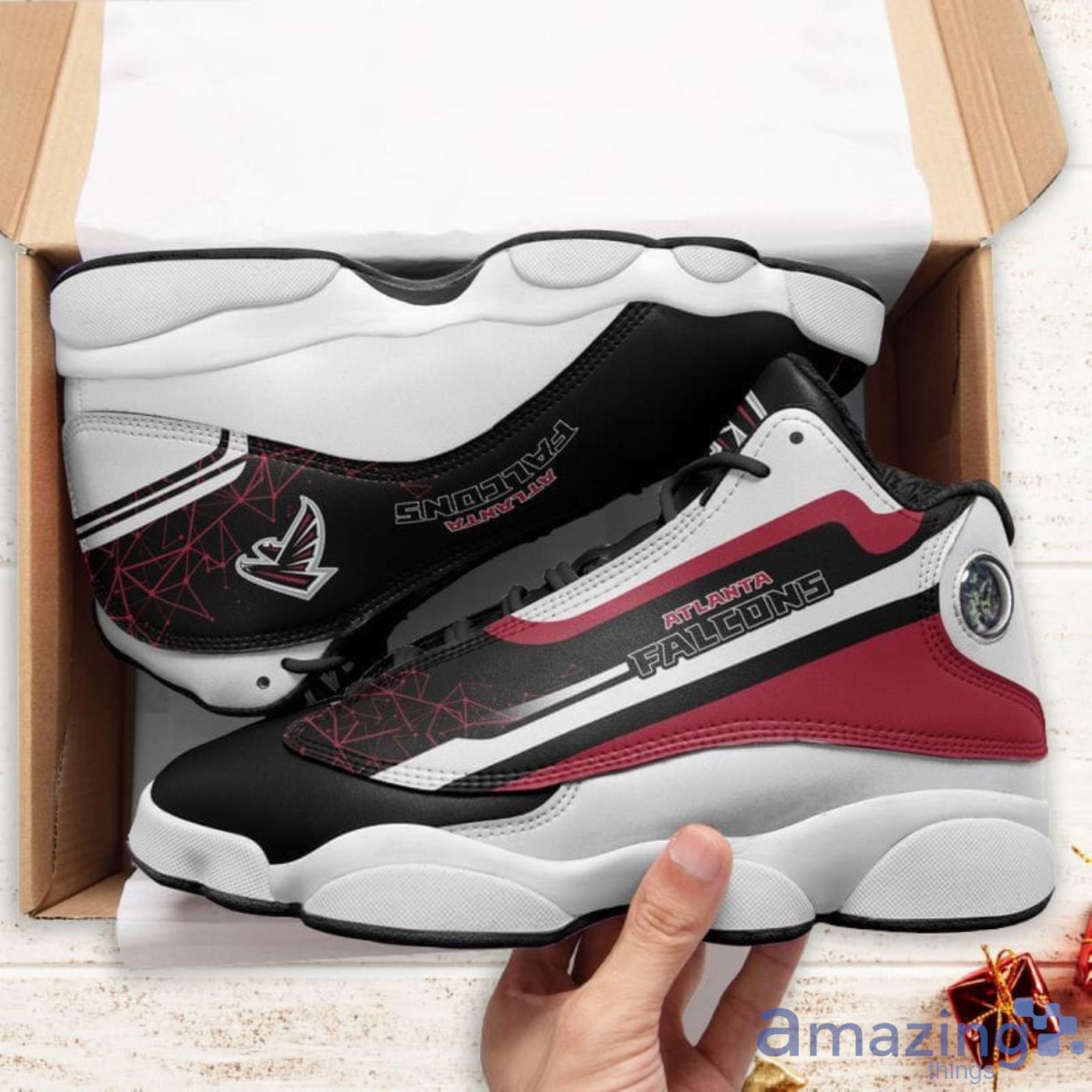 Atlanta Falcons Air Jordan 13 Shoes For Fans image Atlanta Falcons Air Jordan 13 Shoes For Fans Product Photo 2