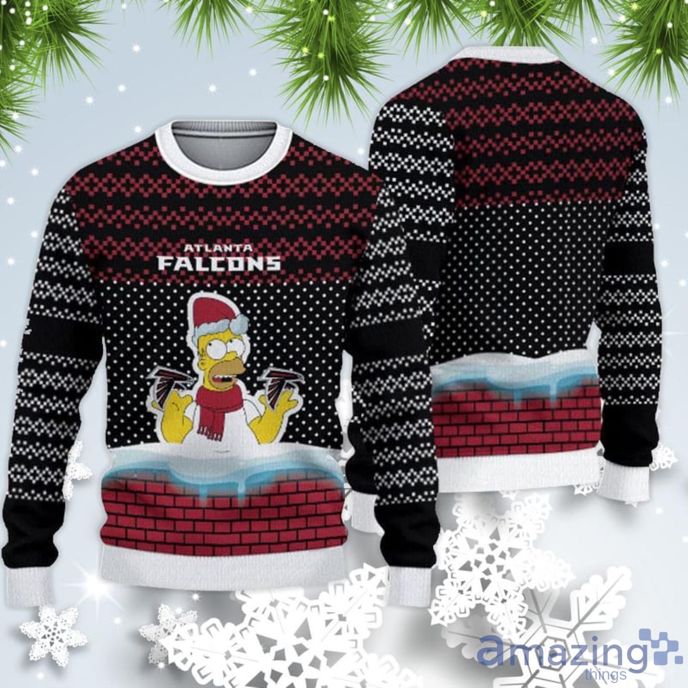 Atlanta Falcons Christmas Simpson Sweater For Fans Product Photo 1